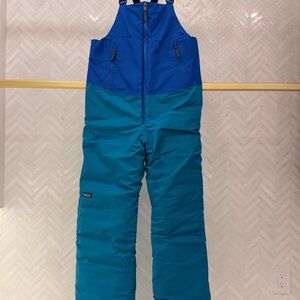 Patagonia Kids Blue Snow Bib